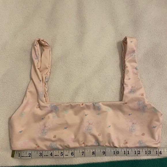 Djerf Avenue Swim Top Summer Island - Sz M - Picture 8 of 8